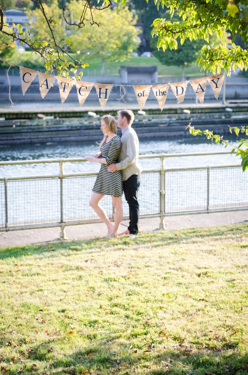 Bri and Ryan watching boats - Catch of The Day