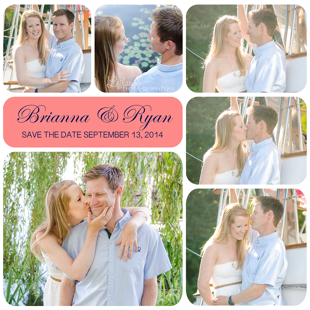 Bri and Ryan Engagement Collage 1