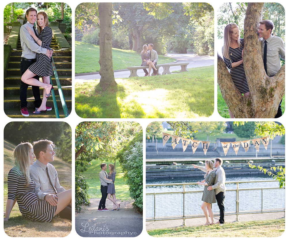 Bri and Ryan Engagement Collage 2
